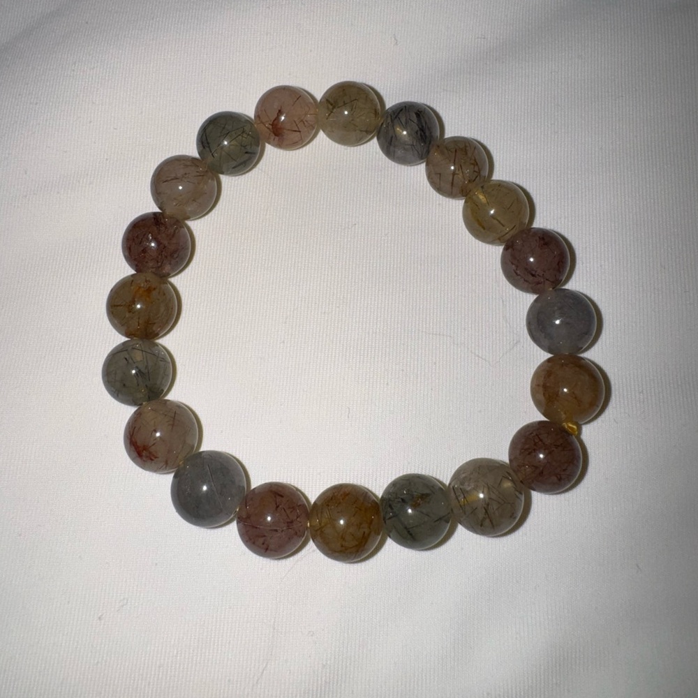 Rutile Quartz Crystal Bracelet